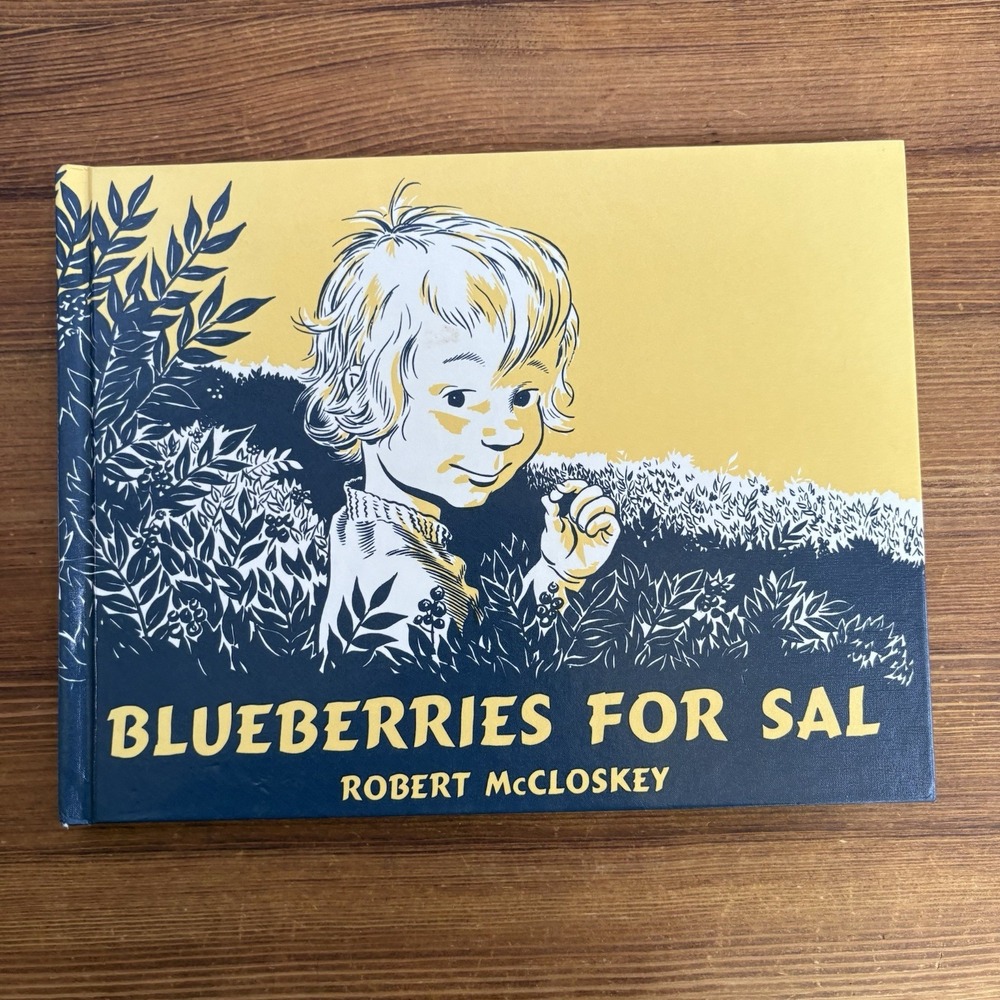 Blueberries for Sal Robert McCloskey 1976 Hardcover Children's Picture Book